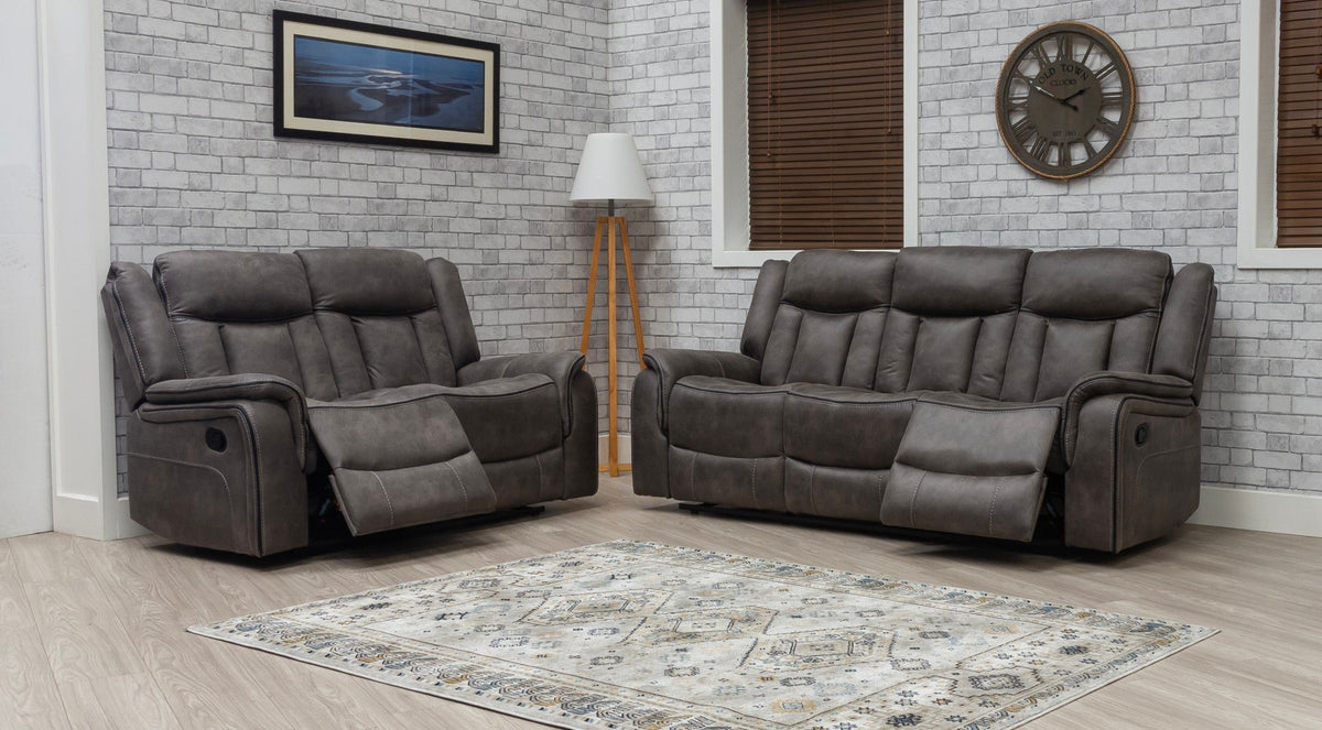 Westwood Grey Fabric Recliner Sofa Range