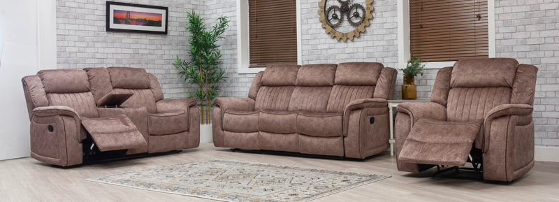 Gresham Sand Fabric Recliner Sofa Range