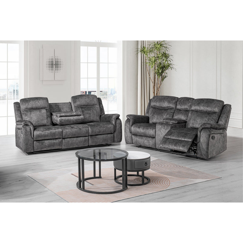 Colorado Grey Fabric Recliner Sofa Range