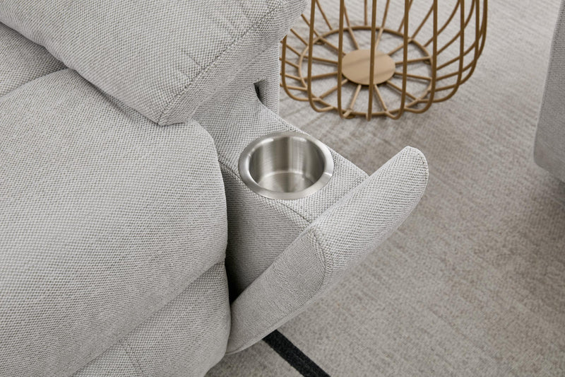 3+2 Montana Beige Fabric Recliner Sofa Range