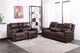 3+2 Norman Brown Fabric Recliner Sofa Range