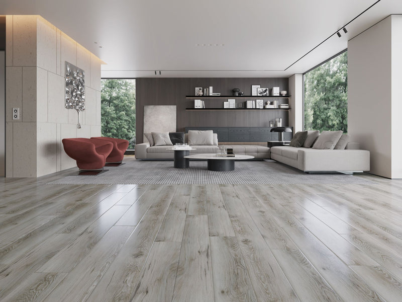 12mm Seattle Grey High Gloss Flooring