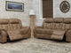3+2 Westbrook Brown Fabric Recliner