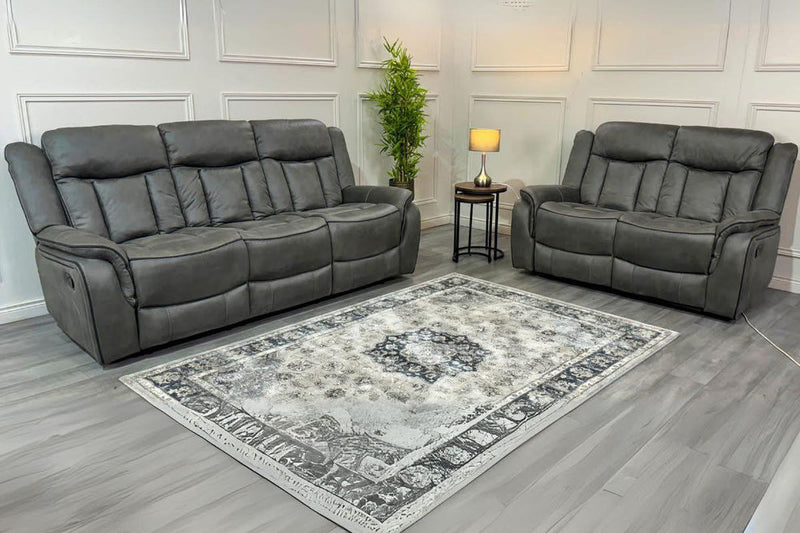 Westwood Grey Fabric Recliner Sofa Range