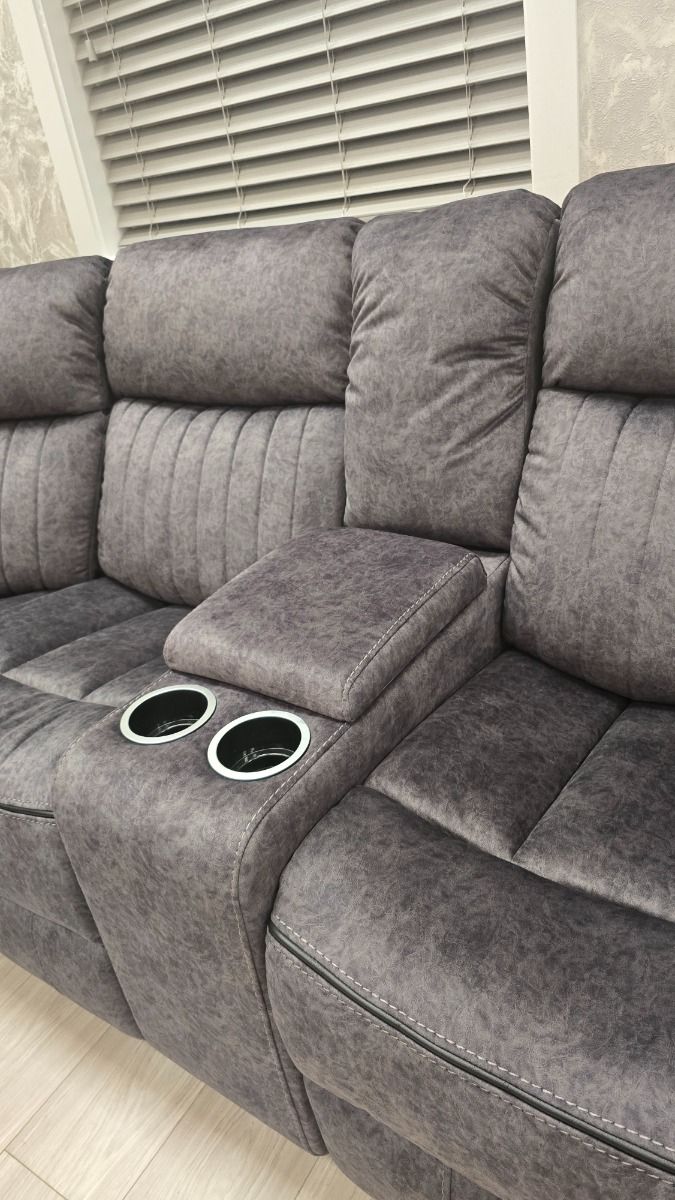 Gresham Grey Fabric Modular Corner Recliner