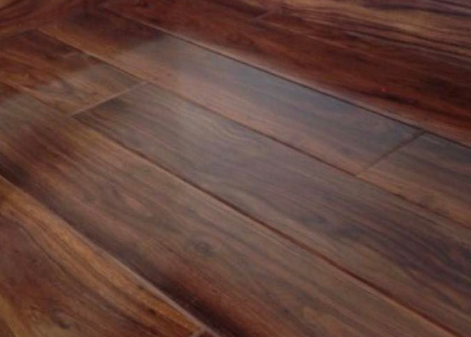 12mm Nebraska Calgary Walnut High Gloss Flooring