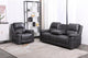 3+1+1 Norman Grey Fabric Recliner Sofa Range