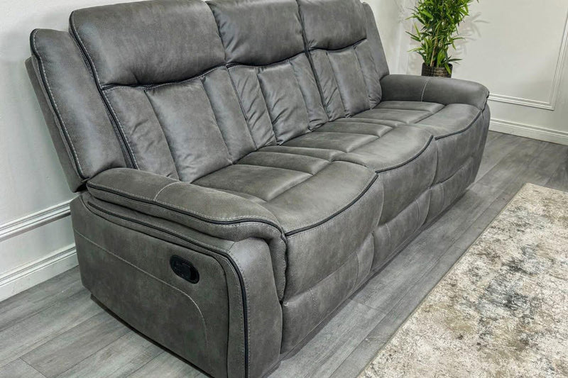 Westwood Grey Fabric Recliner Sofa Range