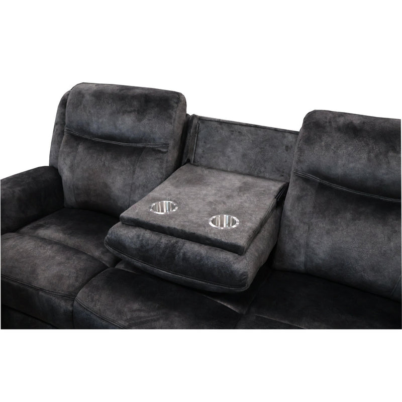 Colorado Grey Fabric Recliner Sofa Range