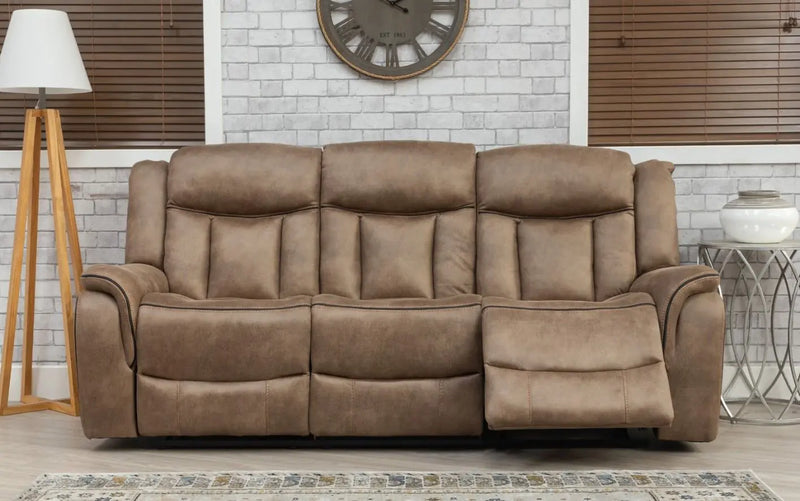 Westwood Brown Fabric Recliner Sofa Range