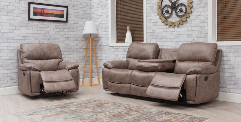 Oxford Sand Recliner Sofa Range